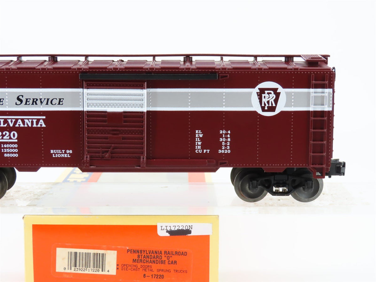 O Gauge 3-Rail Lionel #6-17220 PRR Pennsylvania &quot;Merchandise Service&quot; Box Car