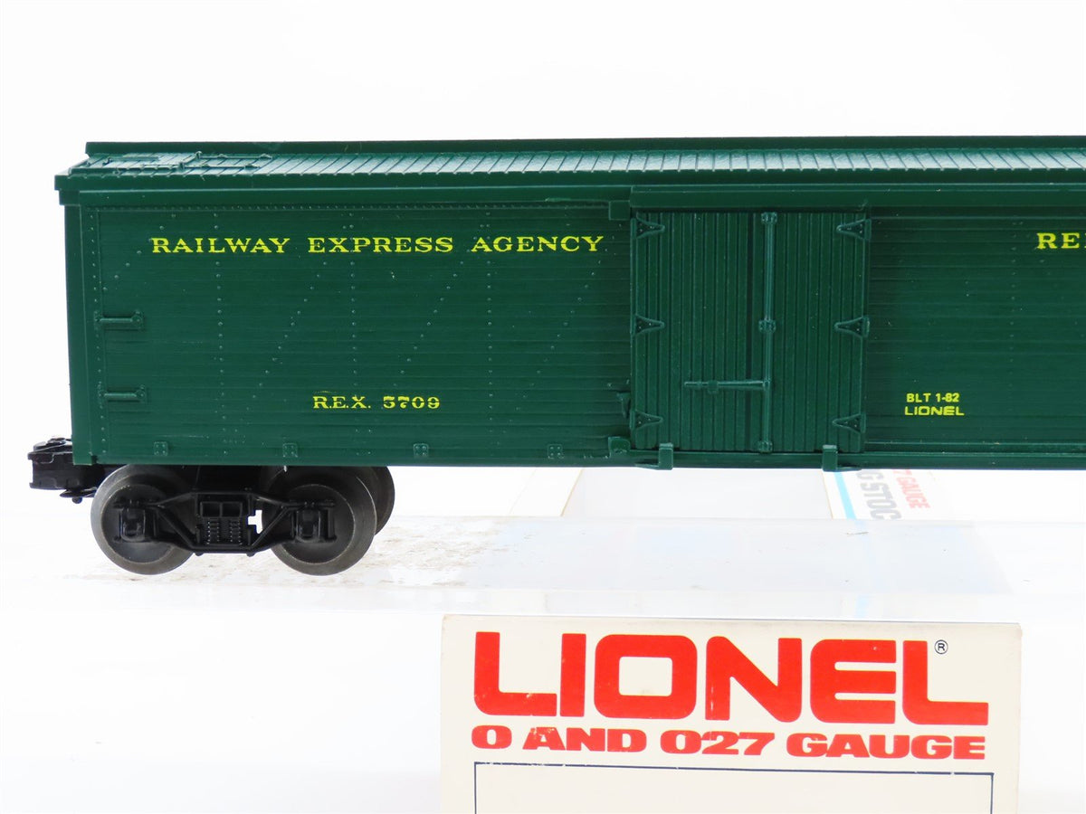 O/O27 Gauge 3-Rail Lionel #6-5709 REX REA Railway Express Agency Reefer #5709