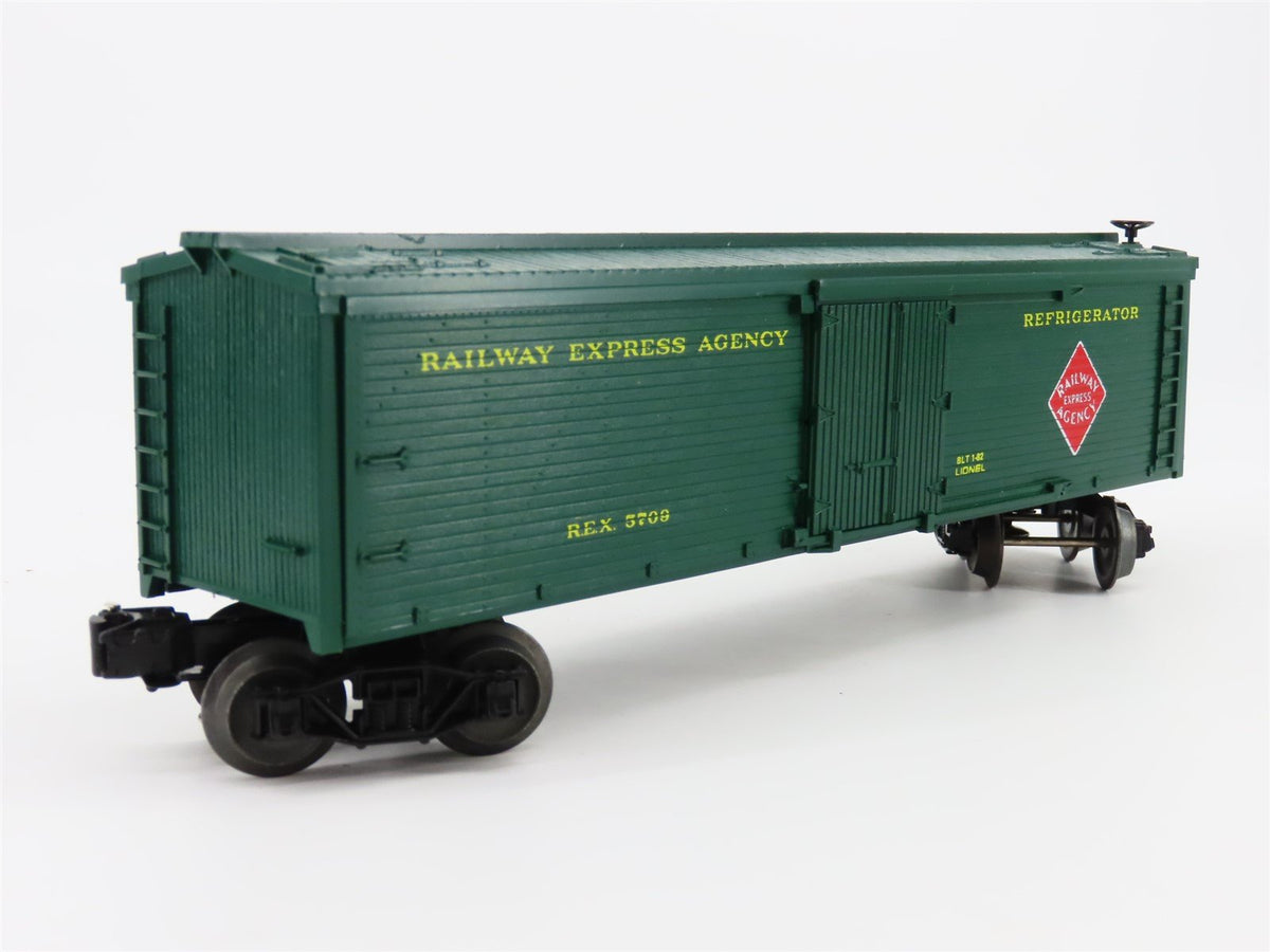 O/O27 Gauge 3-Rail Lionel #6-5709 REX REA Railway Express Agency Reefer #5709