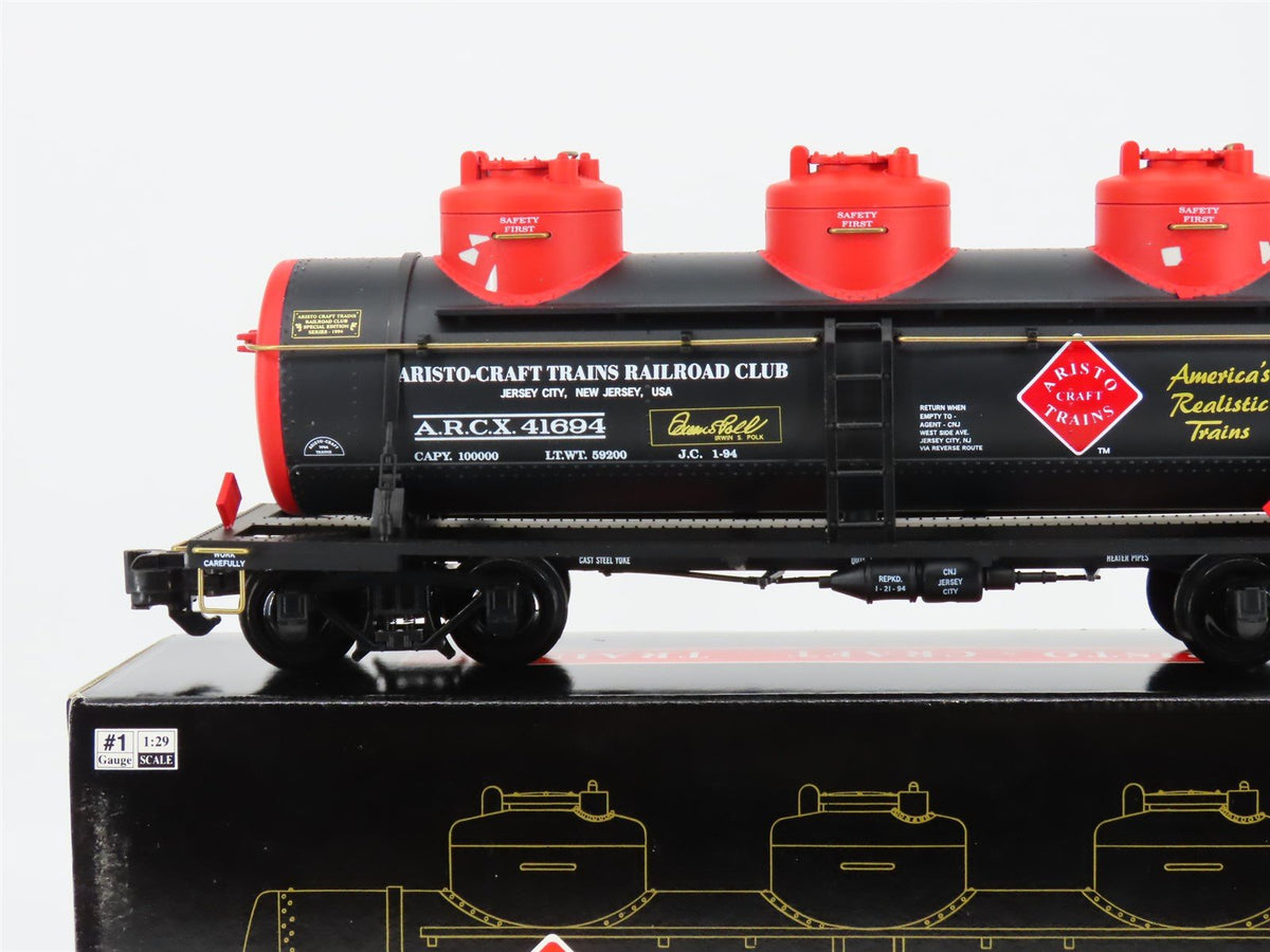 G Scale Aristocraft ART-41694 ARCX Aristo-Craft Trains RR Club 3-Dome Tank Car