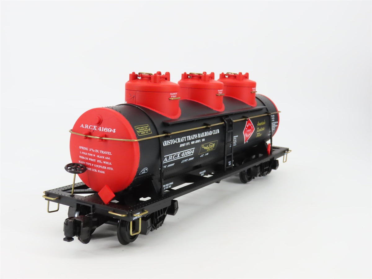 G Scale Aristocraft ART-41694 ARCX Aristo-Craft Trains RR Club 3-Dome Tank Car