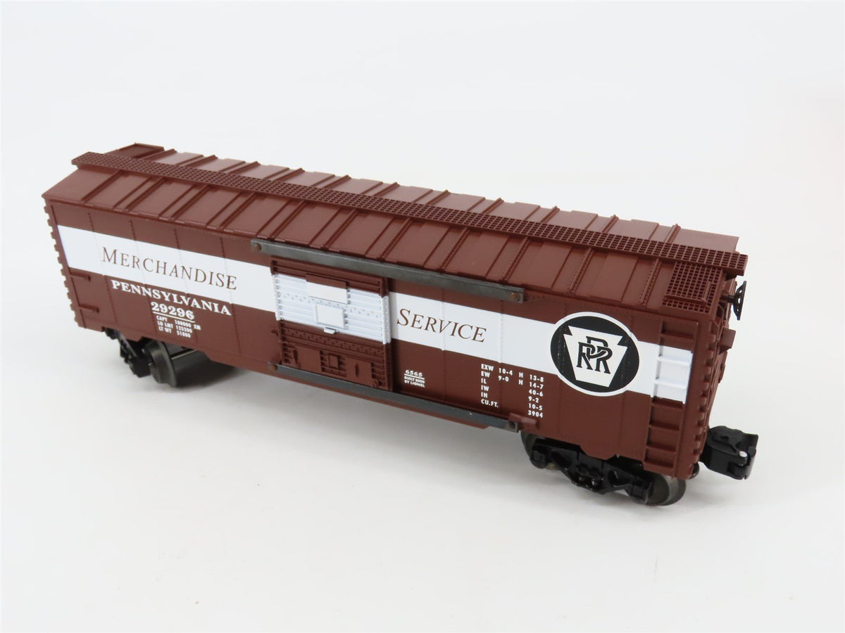 O Gauge 3-Rail Lionel 6565 #6-29296 PRR Pennsylvania &quot;Merchandise&quot; Box Car