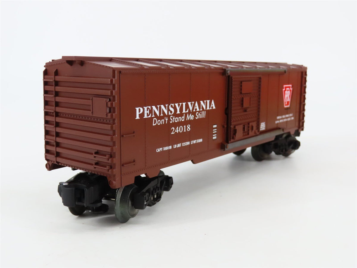 O Gauge 3-Rail Lionel 6565 #6-29295 PRR &quot;Don&#39;t Stand Me Still!&quot; Box Car #24018