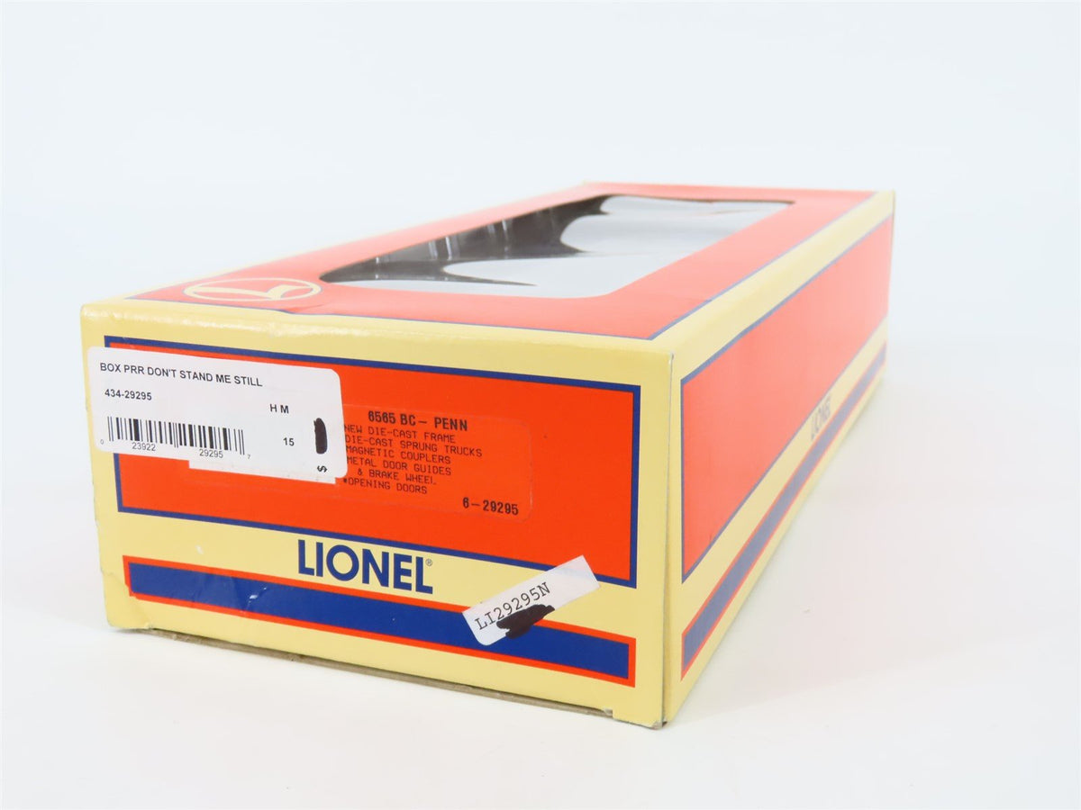 O Gauge 3-Rail Lionel 6565 #6-29295 PRR &quot;Don&#39;t Stand Me Still!&quot; Box Car #24018