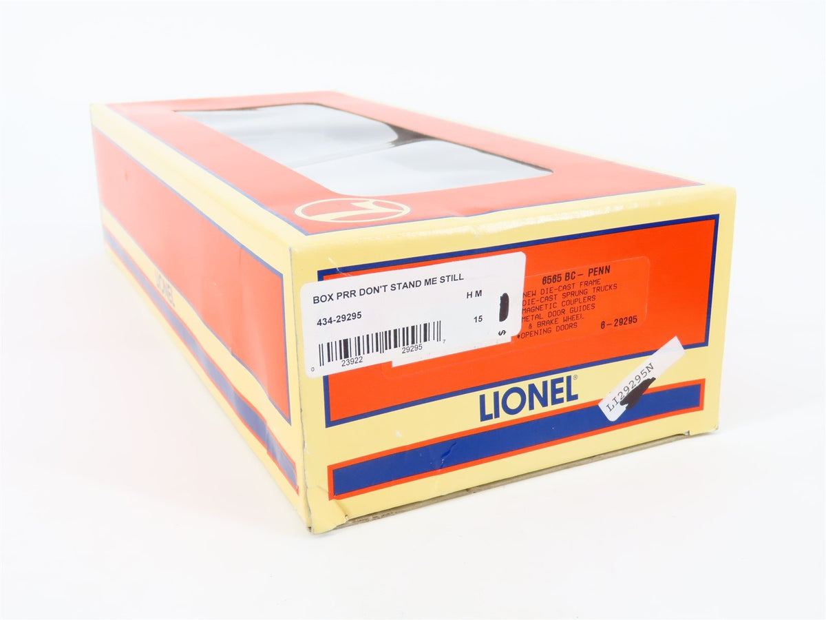 O Gauge 3-Rail Lionel 6565 #6-29295 PRR &quot;Don&#39;t Stand Me Still!&quot; Box Car #24018