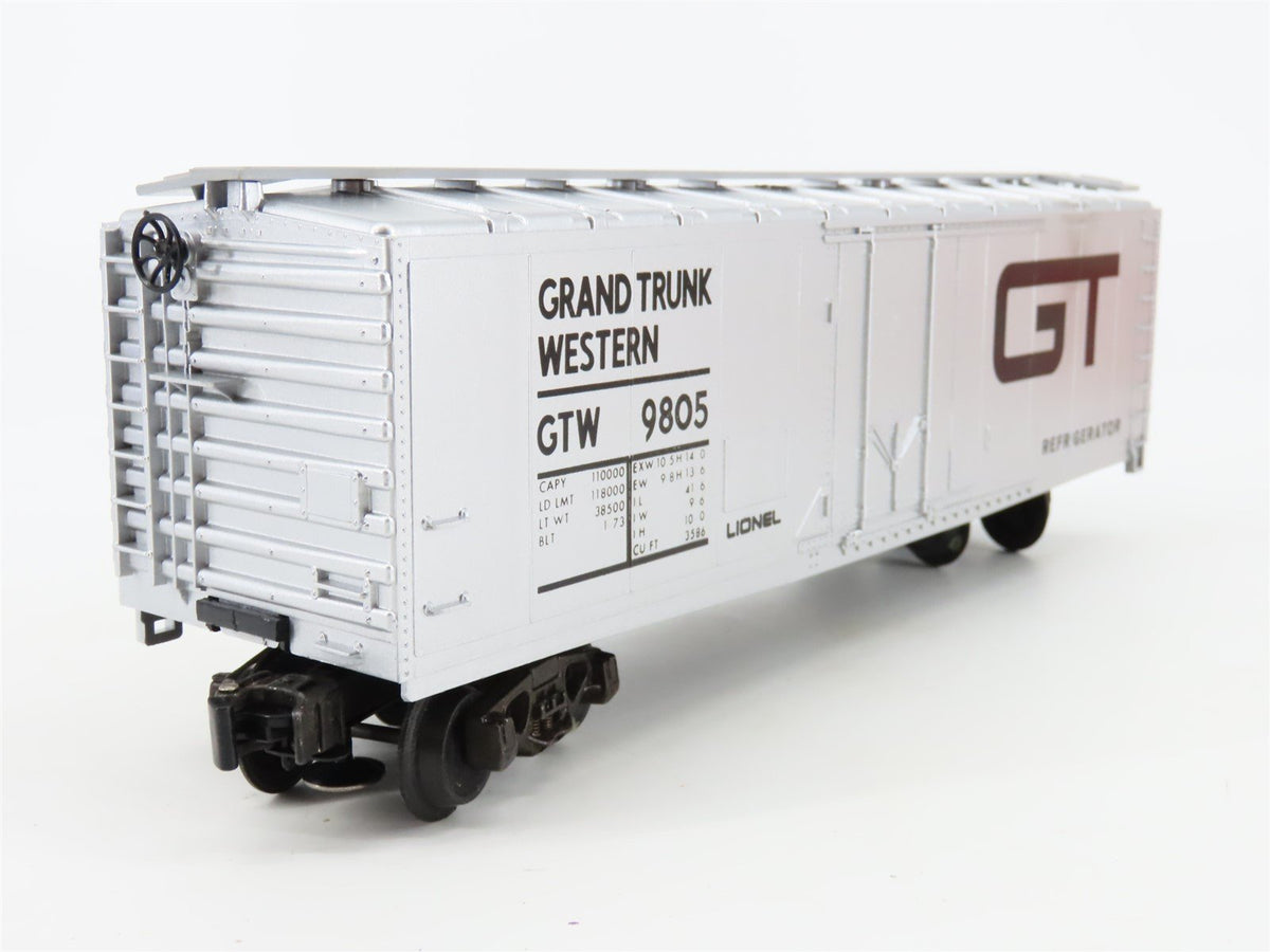 O Gauge 3-Rail Lionel 6-9805 GTW Grand Trunk Western Reefer #9805