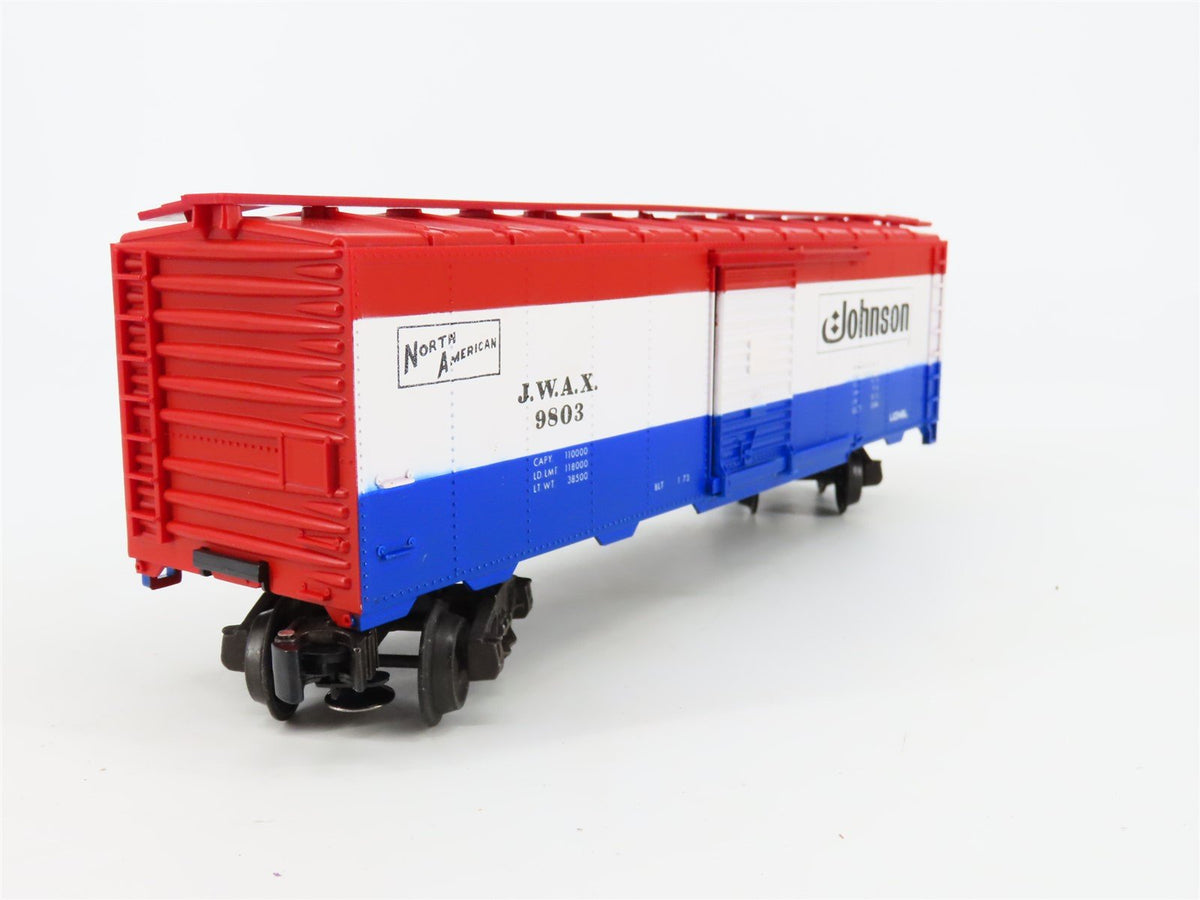 O Gauge 3-Rail Lionel 6-9803 JWAX Johnson Wax Single Door Box Car #9803