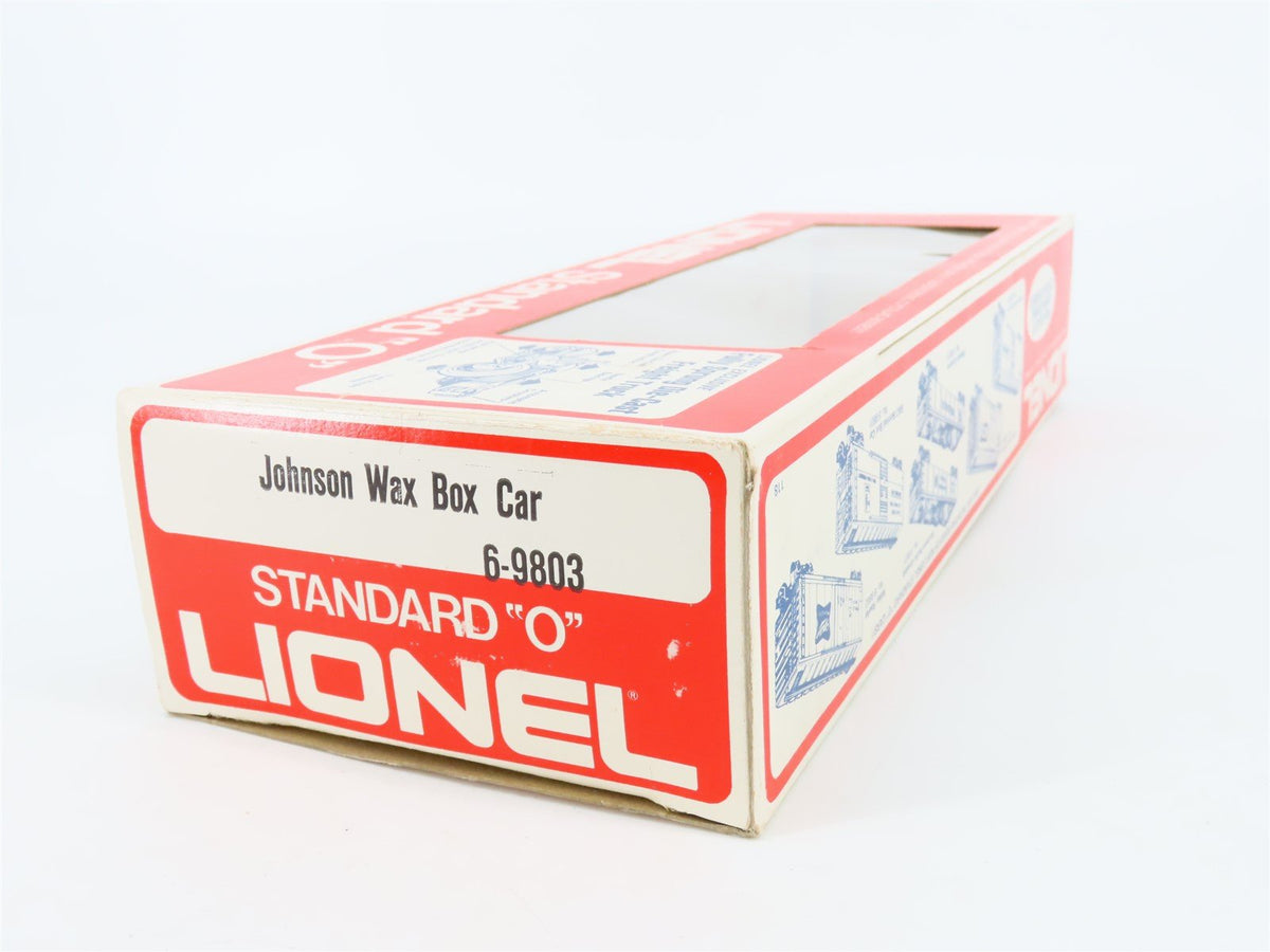 O Gauge 3-Rail Lionel 6-9803 JWAX Johnson Wax Single Door Box Car #9803