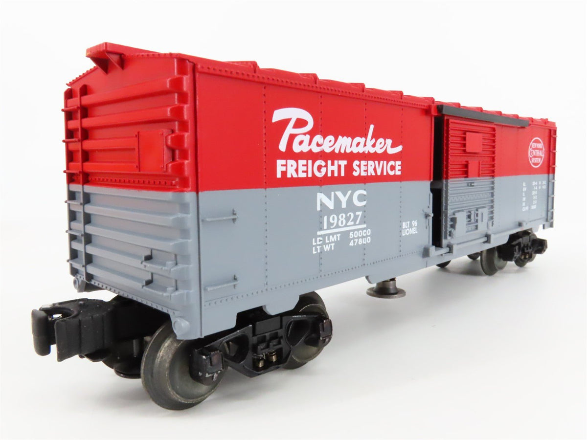 O Gauge 3-Rail Lionel 6-19827 NYC New York Central &quot;Pacemaker&quot; Operating Box Car