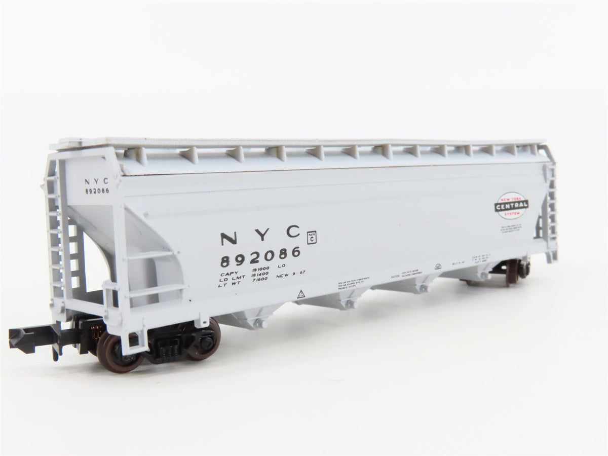 N Scale Atlas 3821 NYC New York Central 4-Bay Centerflow Covered Hopper #892086