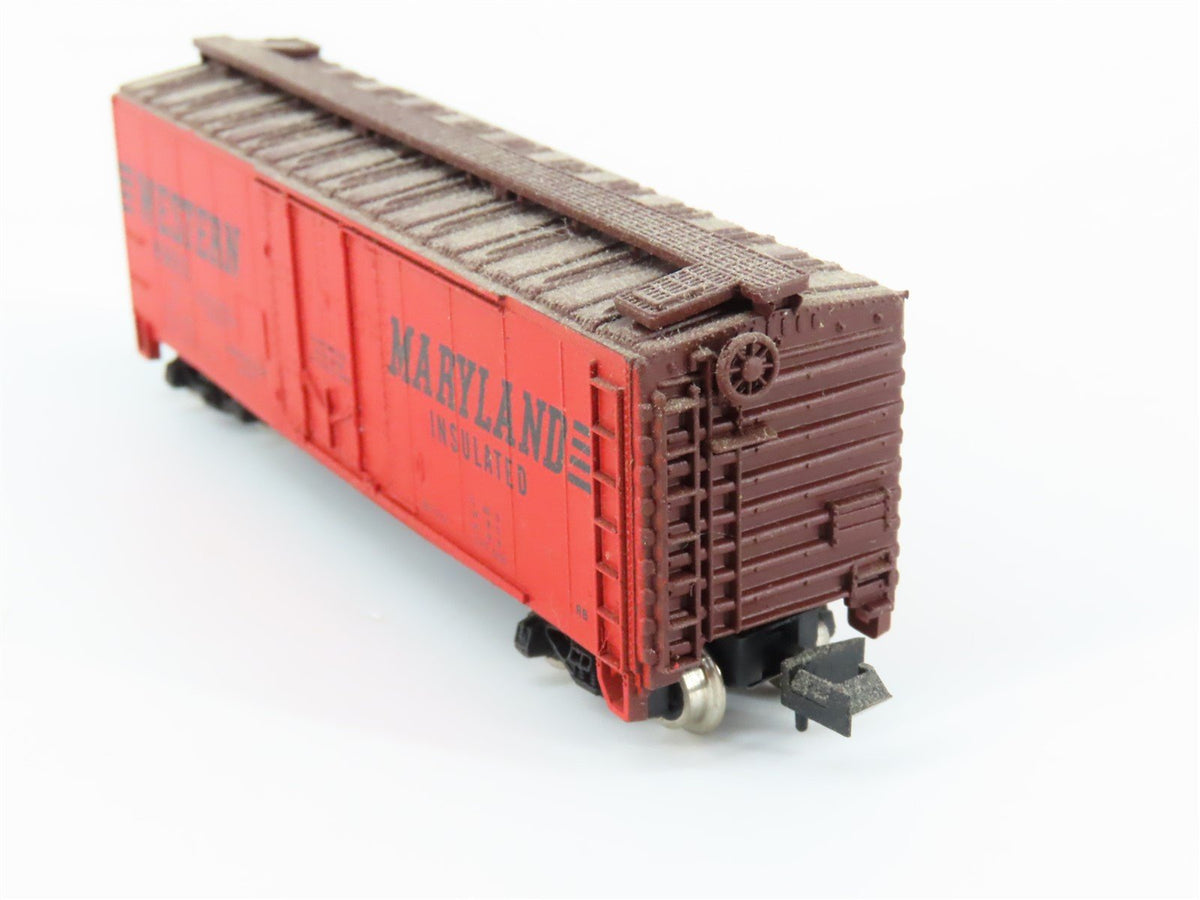 N Scale Atlas 3305 WMRX Western Maryland 40&#39; Plug Door Boxcar #7