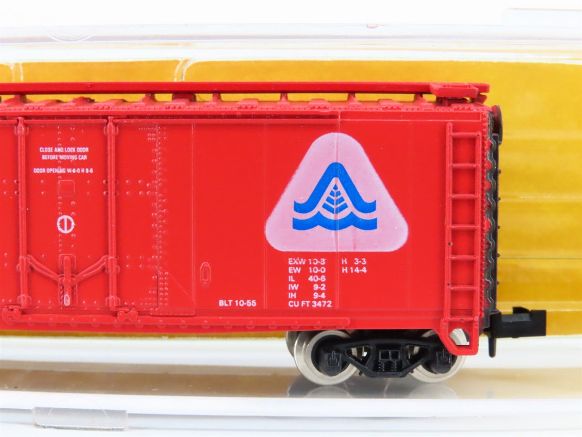 N Scale Atlas 3320 BAR Bangor &amp; Aroostook 40&#39; Plug Door Boxcar #12002