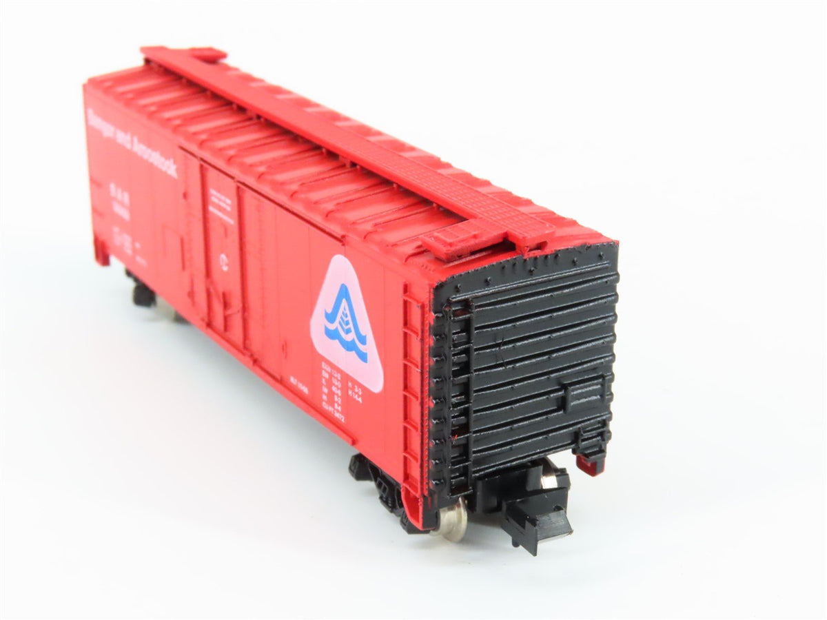 N Scale Atlas 3320 BAR Bangor &amp; Aroostook 40&#39; Plug Door Boxcar #12002