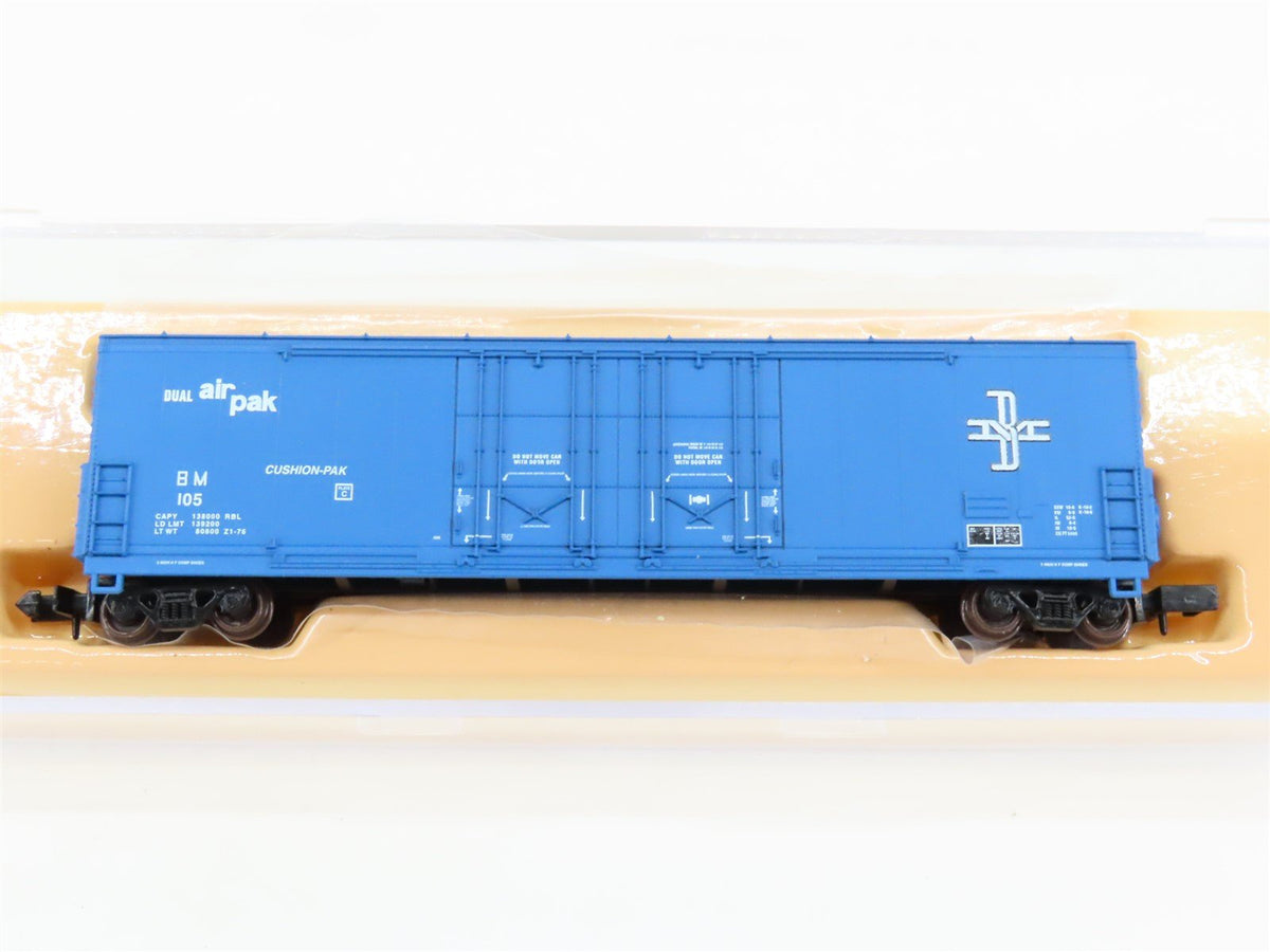 N Scale Atlas 31011 B&amp;M Boston &amp; Maine Evans 50&#39; Double Plug Door Box Car #105