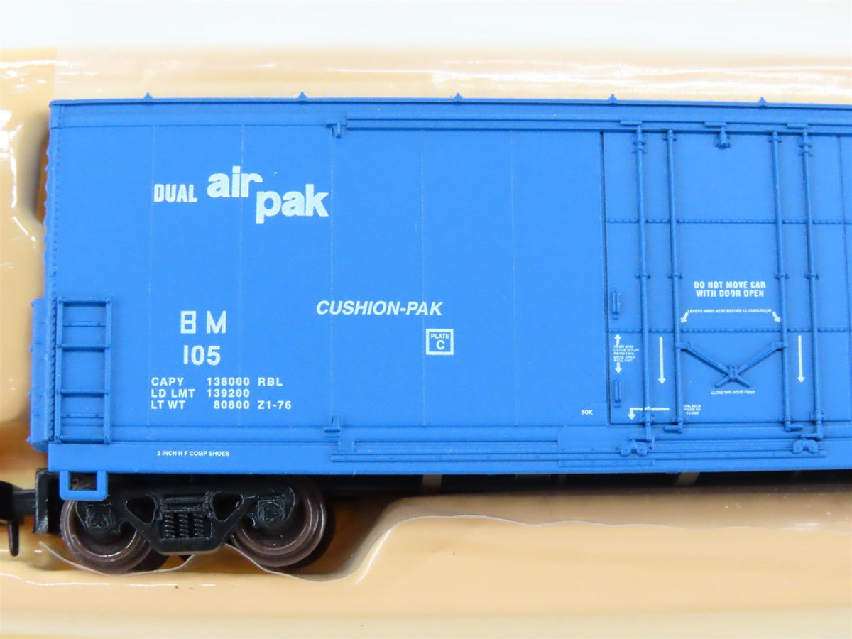 N Scale Atlas 31011 B&amp;M Boston &amp; Maine Evans 50&#39; Double Plug Door Box Car #105