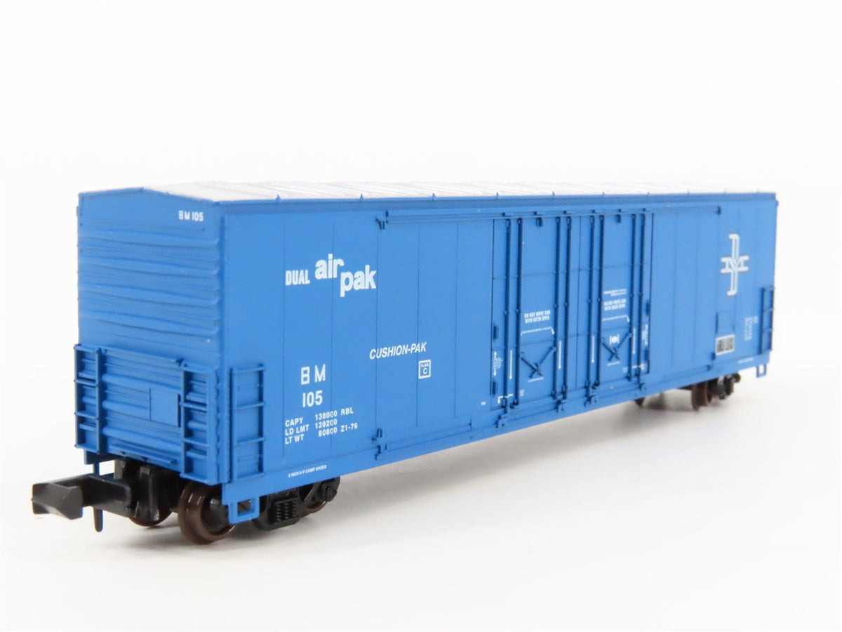 N Scale Atlas 31011 B&amp;M Boston &amp; Maine Evans 50&#39; Double Plug Door Box Car #105