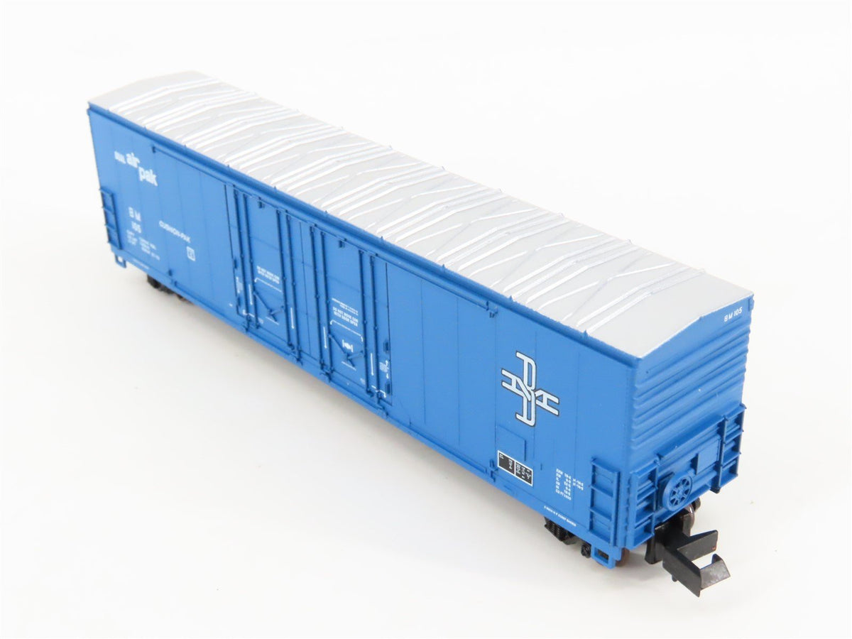 N Scale Atlas 31011 B&amp;M Boston &amp; Maine Evans 50&#39; Double Plug Door Box Car #105