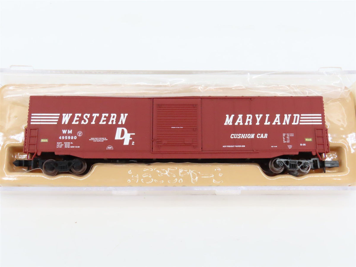 N Scale Atlas 37261 WM Western Maryland 60&#39; Auto Parts Box Car #495980