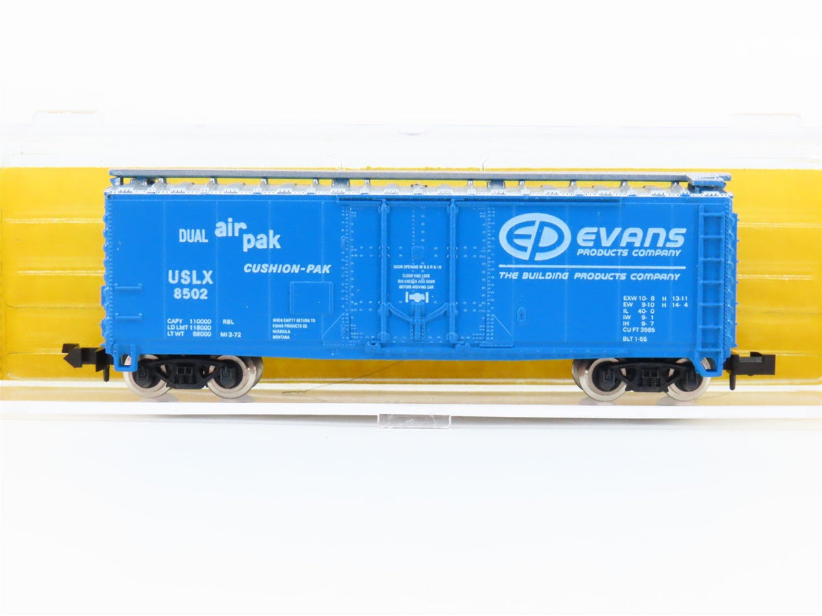 N Scale Atlas 3313 USLX Evans Products 40&#39; Plug Door Boxcar #8502