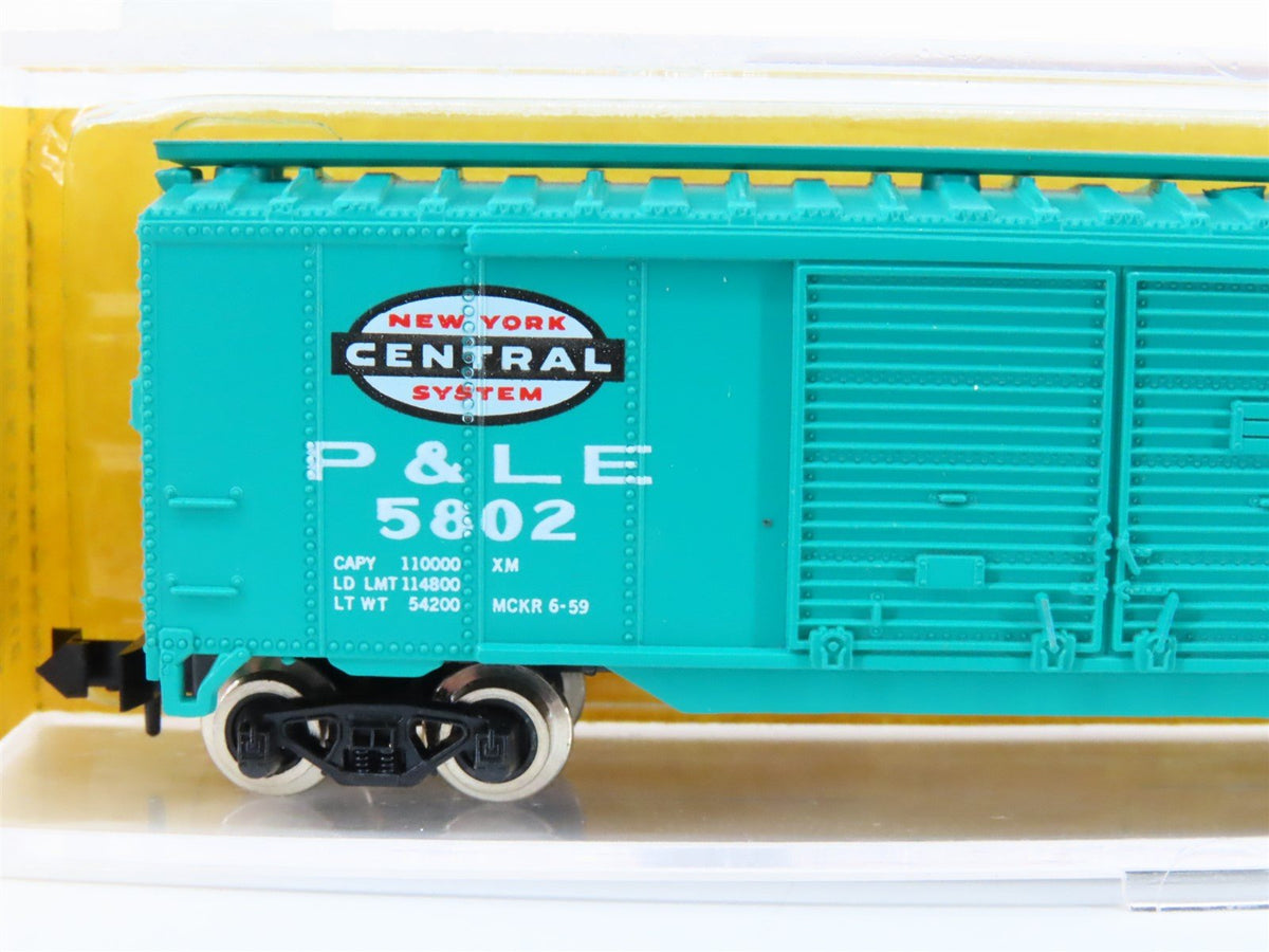 N Scale Atlas 3610 PLE Pittsburgh Lake Erie 50&#39; Double Door Boxcar #5802