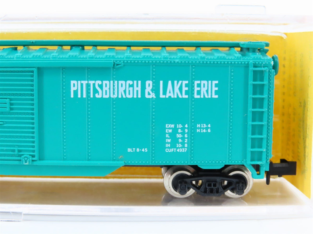 N Scale Atlas 3610 PLE Pittsburgh Lake Erie 50&#39; Double Door Boxcar #5802