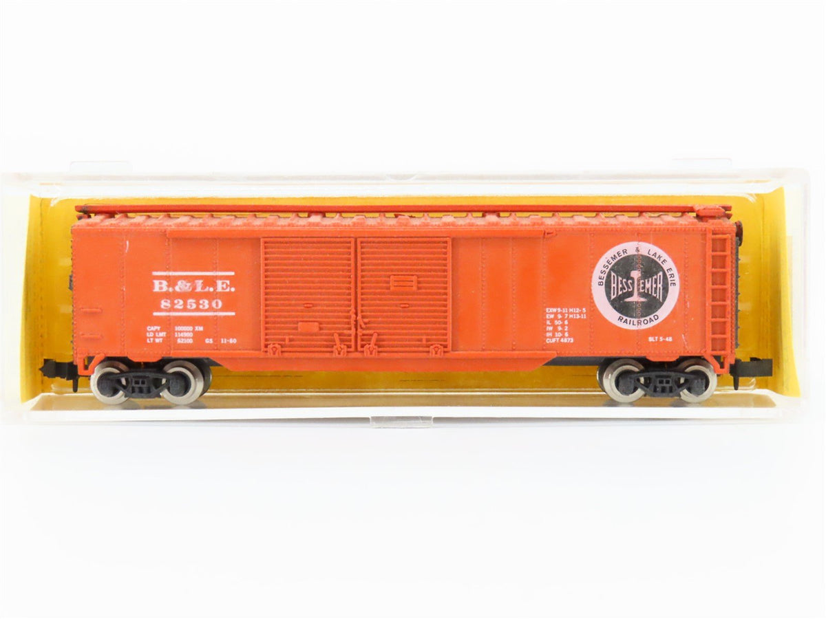 N Scale Atlas 3607 BLE Bessemer Lake Erie 50&#39; Double Door Boxcar #82530