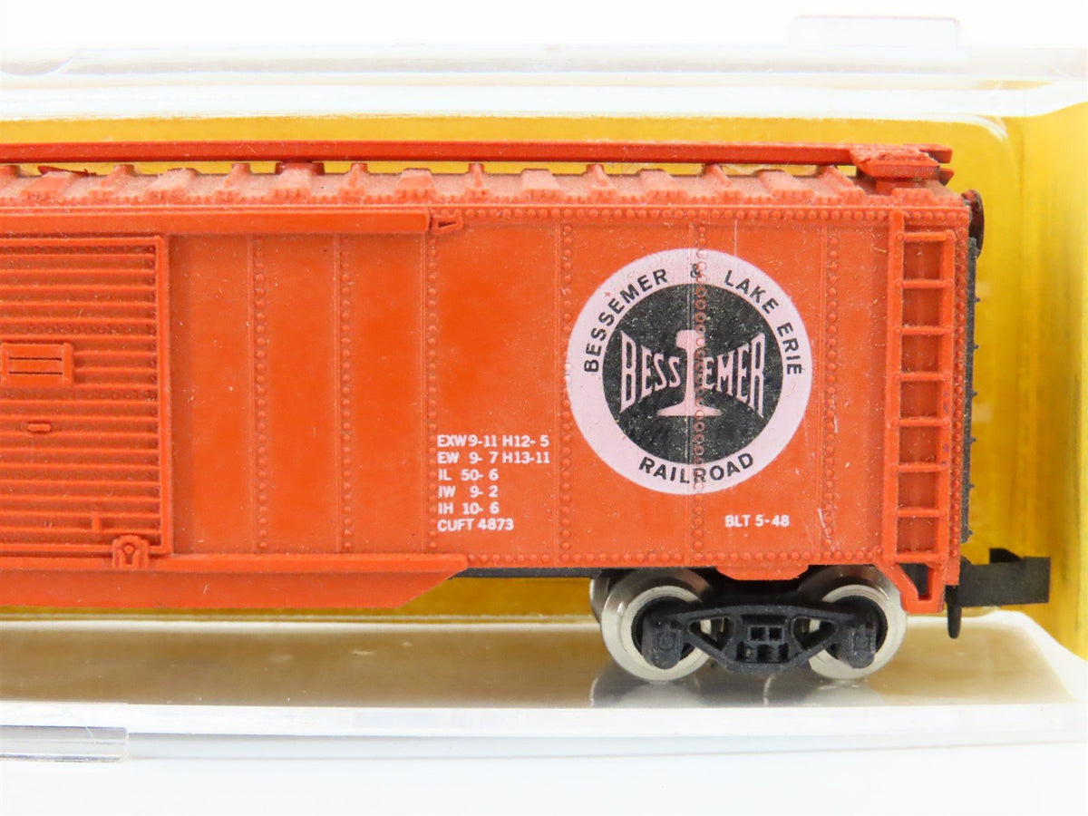 N Scale Atlas 3607 BLE Bessemer Lake Erie 50&#39; Double Door Boxcar #82530