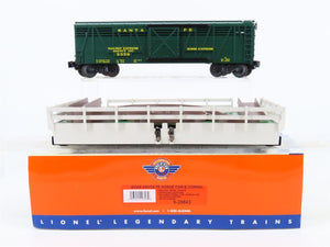 O Gauge 3-Rail Lionel 6-29843 ATSF Santa Fe Horse Car #3356 w/ Corral & Horses