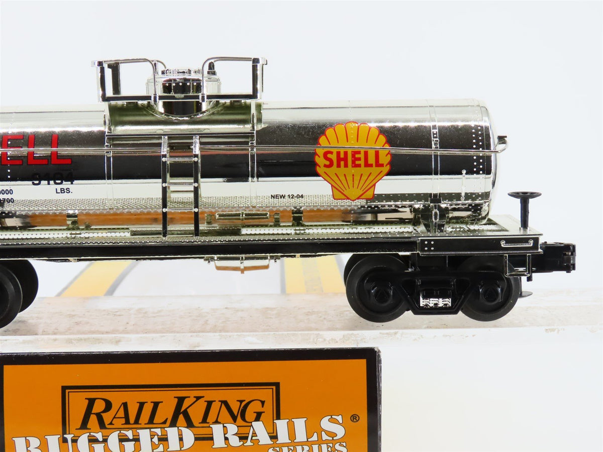 O Gauge 3-Rail MTH Rail King Rugged Rails 33-7306 SCCX Shell Tank Car #9104