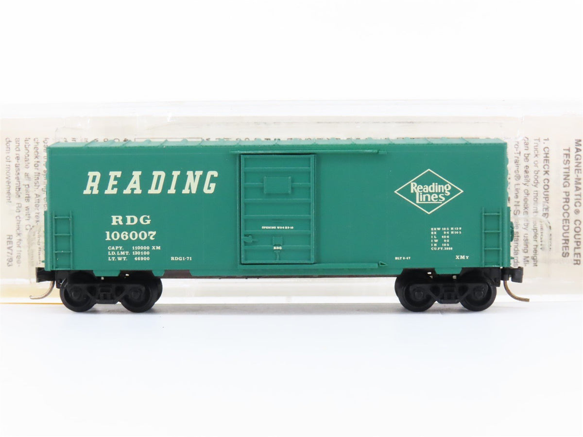 N Scale Micro-Trains MTL 24230 RDG Reading Lines 40&#39; Single Door Boxcar #106007