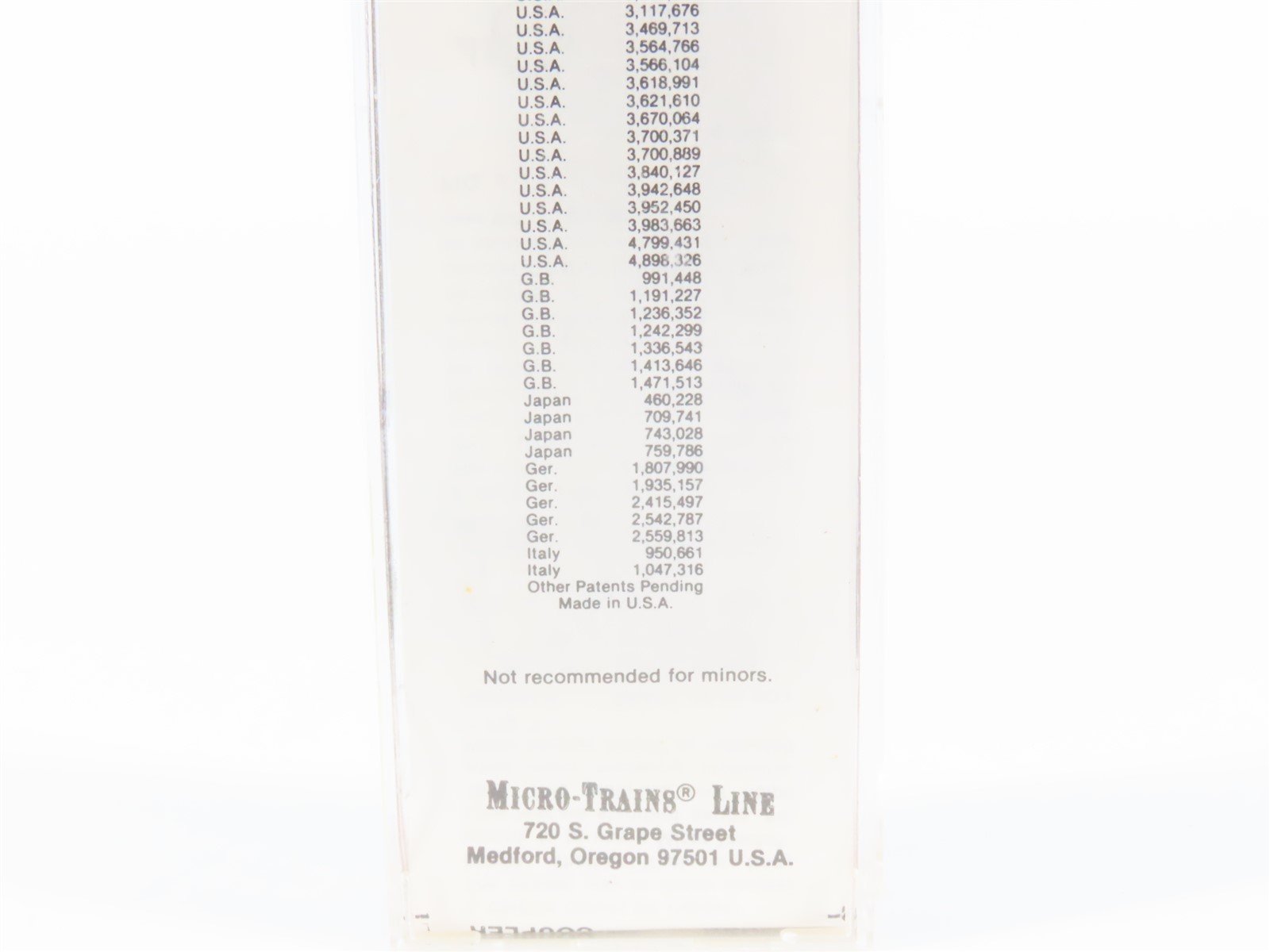 N Scale Micro-Trains MTL 20026 SAL Seaboard 40' Single Door Boxcar #17075