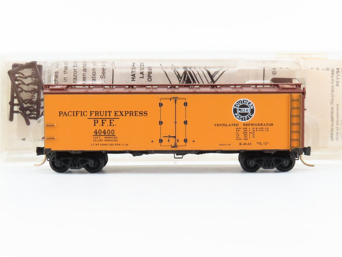 N Scale Micro-Trains MTL 59010 PFE Pacific Fruit Express 40&#39; Steel Reefer #40400