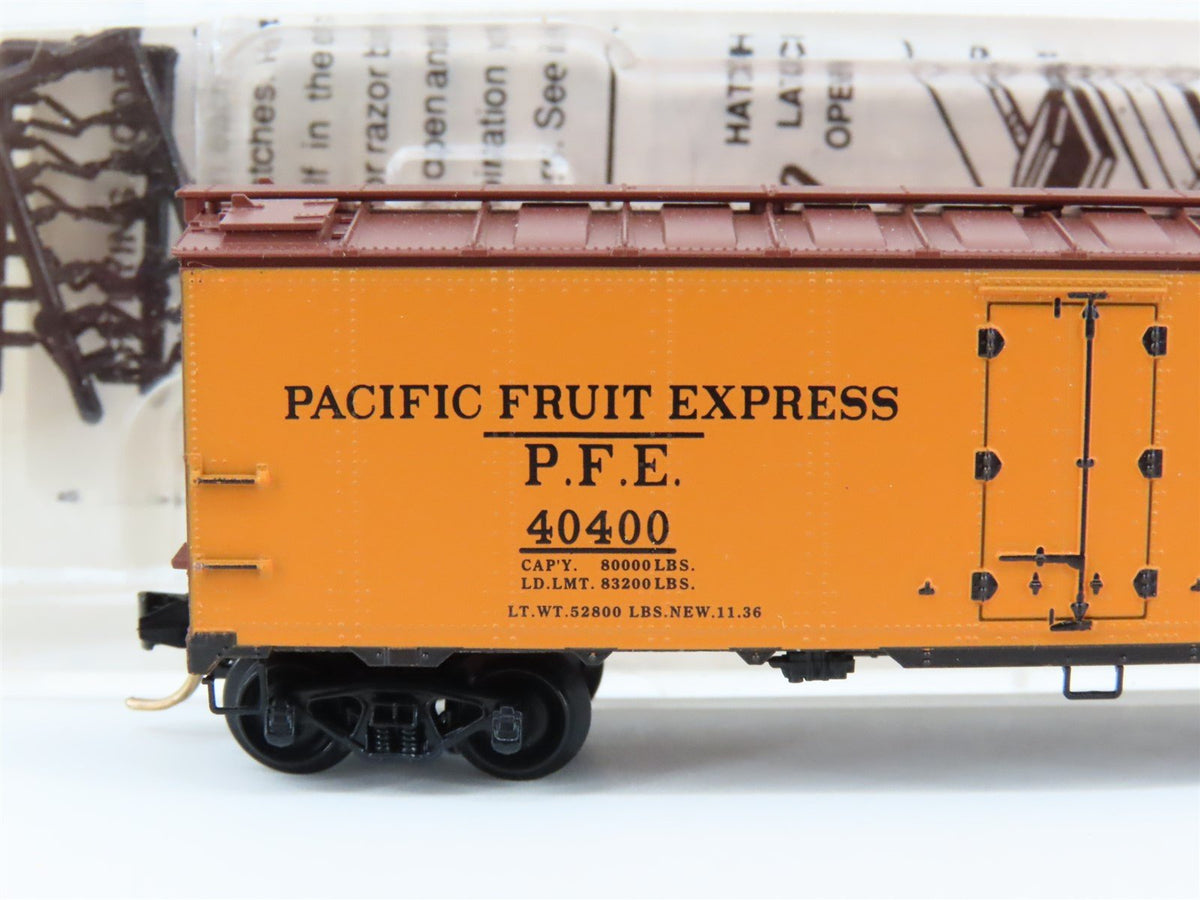 N Scale Micro-Trains MTL 59010 PFE Pacific Fruit Express 40&#39; Steel Reefer #40400