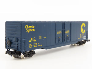 N Con-Cor 0001-5582-3 B&O Chessie System 60' Double Plug Door Box Car #489906