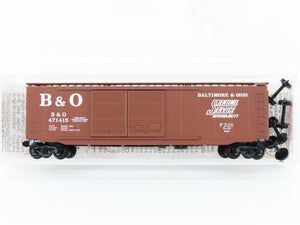 N Scale Micro-Trains MTL 34070 B&O Baltimore & Ohio 50' Standard Boxcar #471415