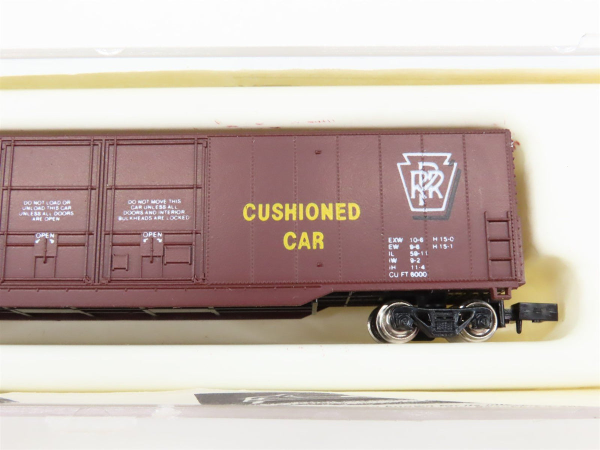 N Scale Con-Cor 0001-5550 PRR Pennsylvania 60&#39; Double Plug Door Box Car #111317