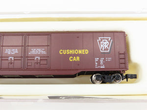 N Scale Con-Cor 0001-5550 PRR Pennsylvania 60' Double Plug Door Box Car #111317