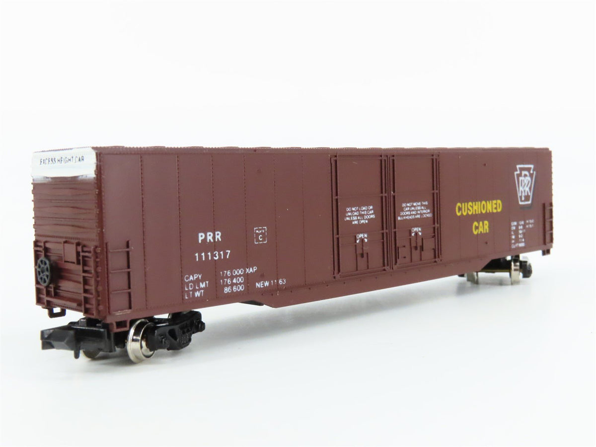 N Scale Con-Cor 0001-5550 PRR Pennsylvania 60&#39; Double Plug Door Box Car #111317