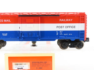 O Gauge 3-Rail Lionel 6-16687 USPS United States Mail Operating Box Car #16687