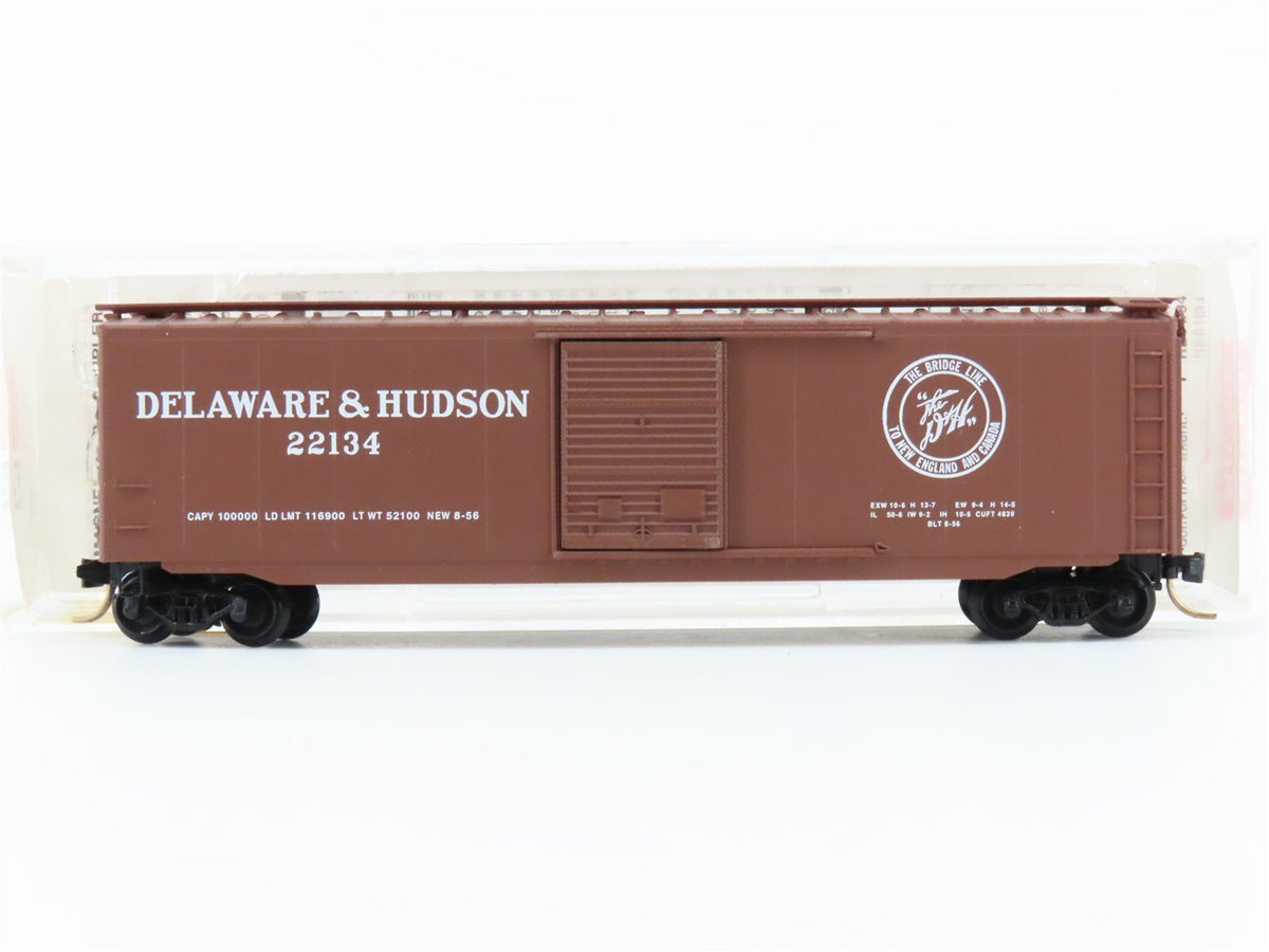 N Scale Micro-Trains MTL 31070 D&amp;H Delaware &amp; Hudson 50&#39; Boxcar #22134