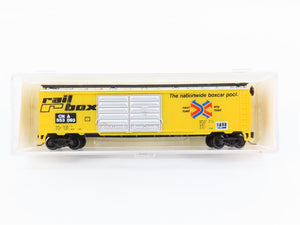 N Scale Life-Like 7736 CNA Railbox 50' Double Door Box Car #553093