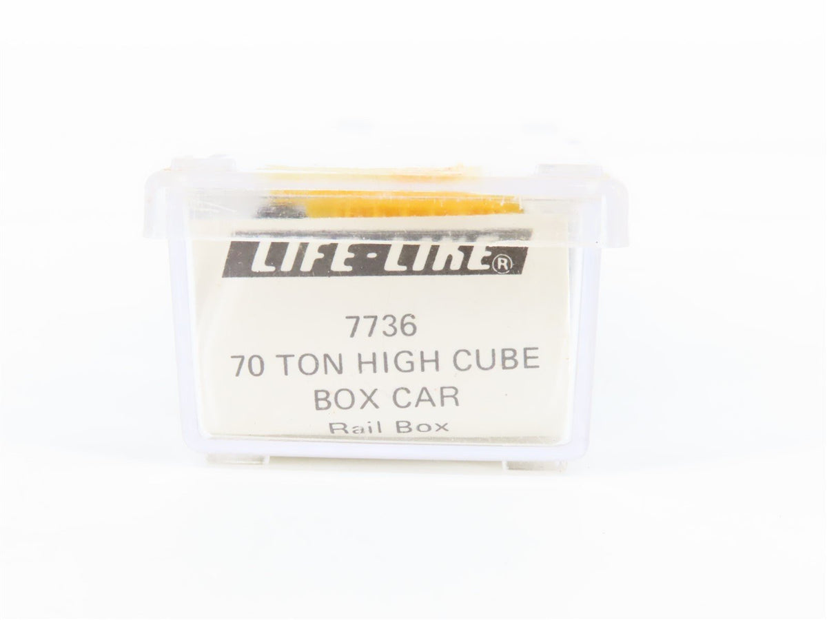 N Scale Life-Like 7736 CNA Railbox 50&#39; Double Door Box Car #553093
