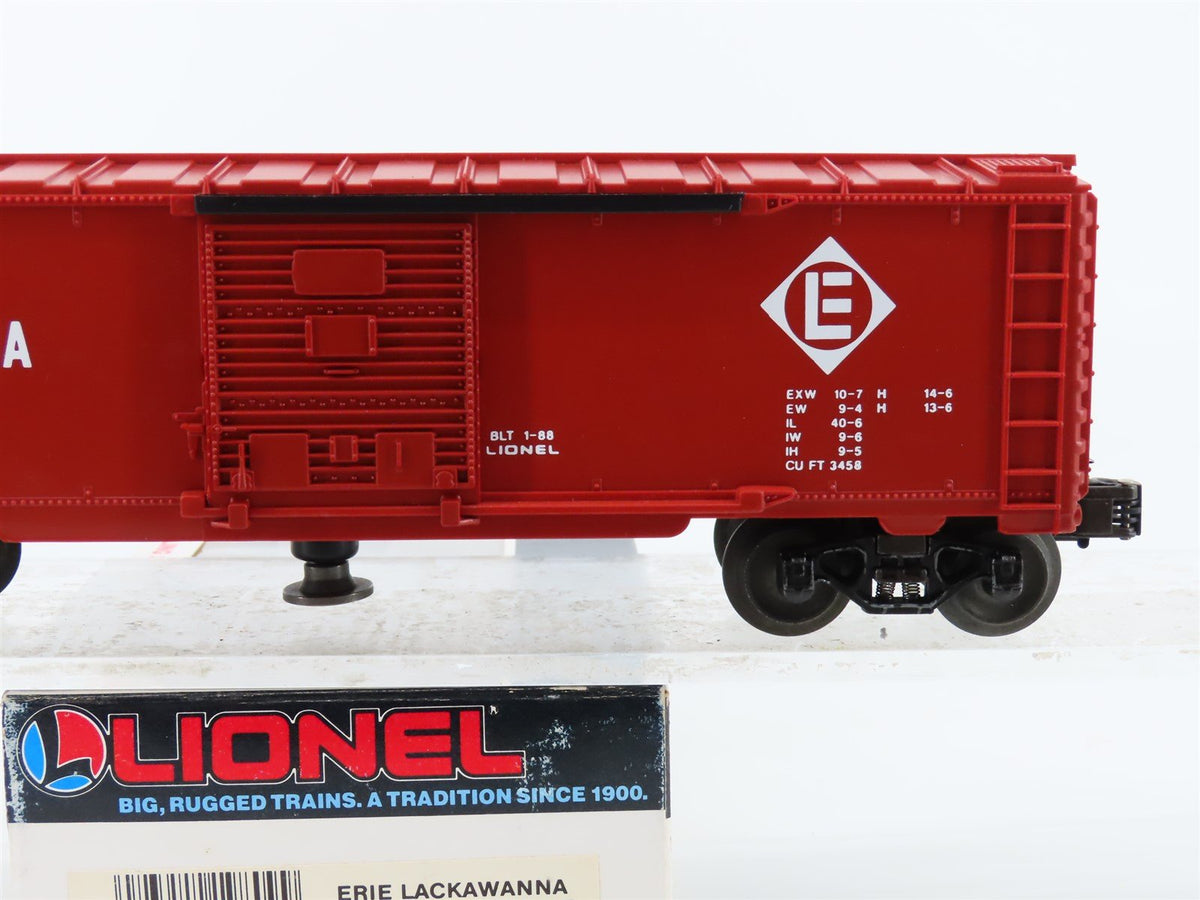 O Gauge 3-Rail Lionel 6-19809 EL Erie Lackawanna Operating Box Car #19809