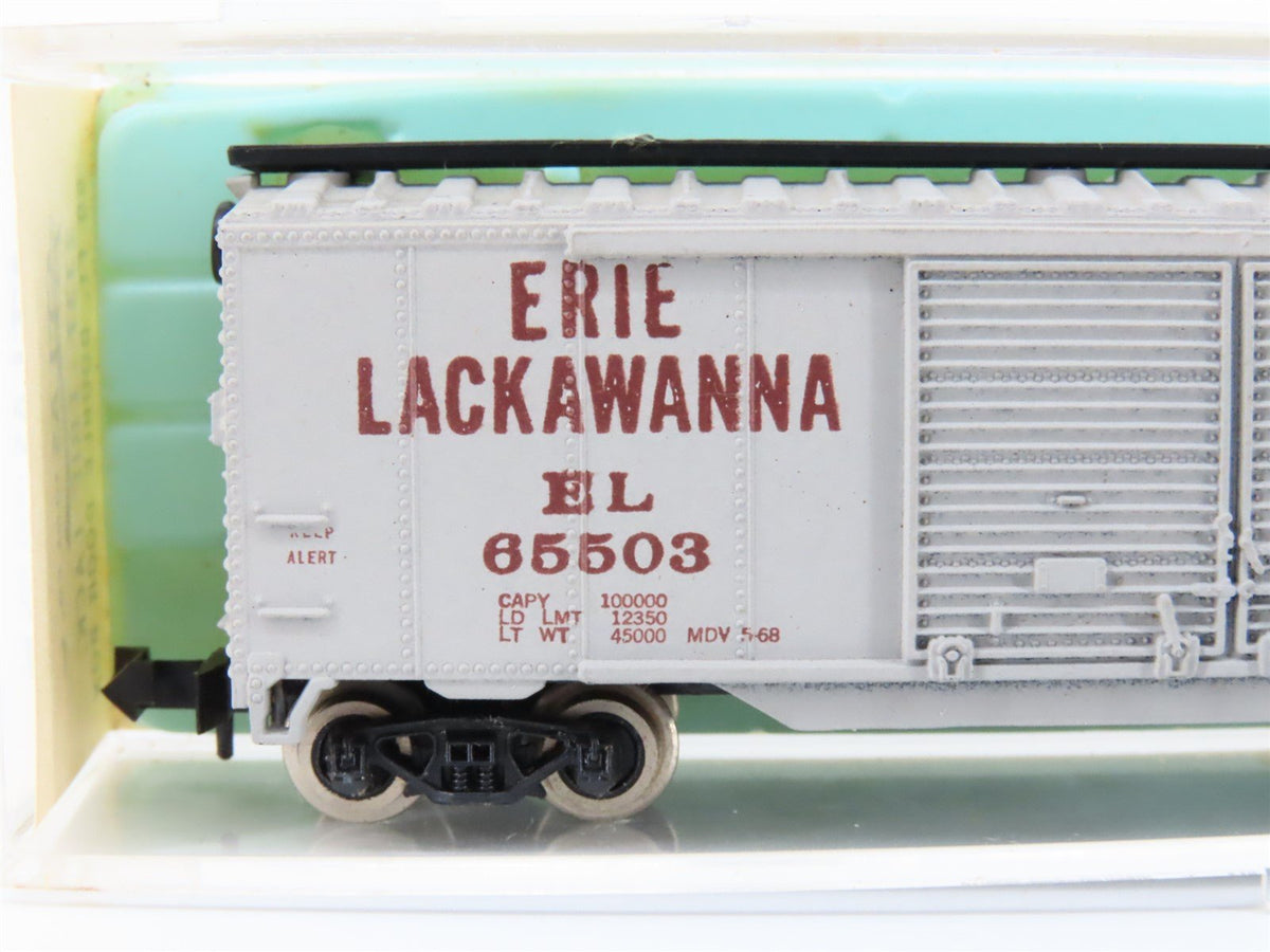 N Scale Atlas 2337 EL Erie Lackawanna 50&#39; Plug Door Boxcar #65503