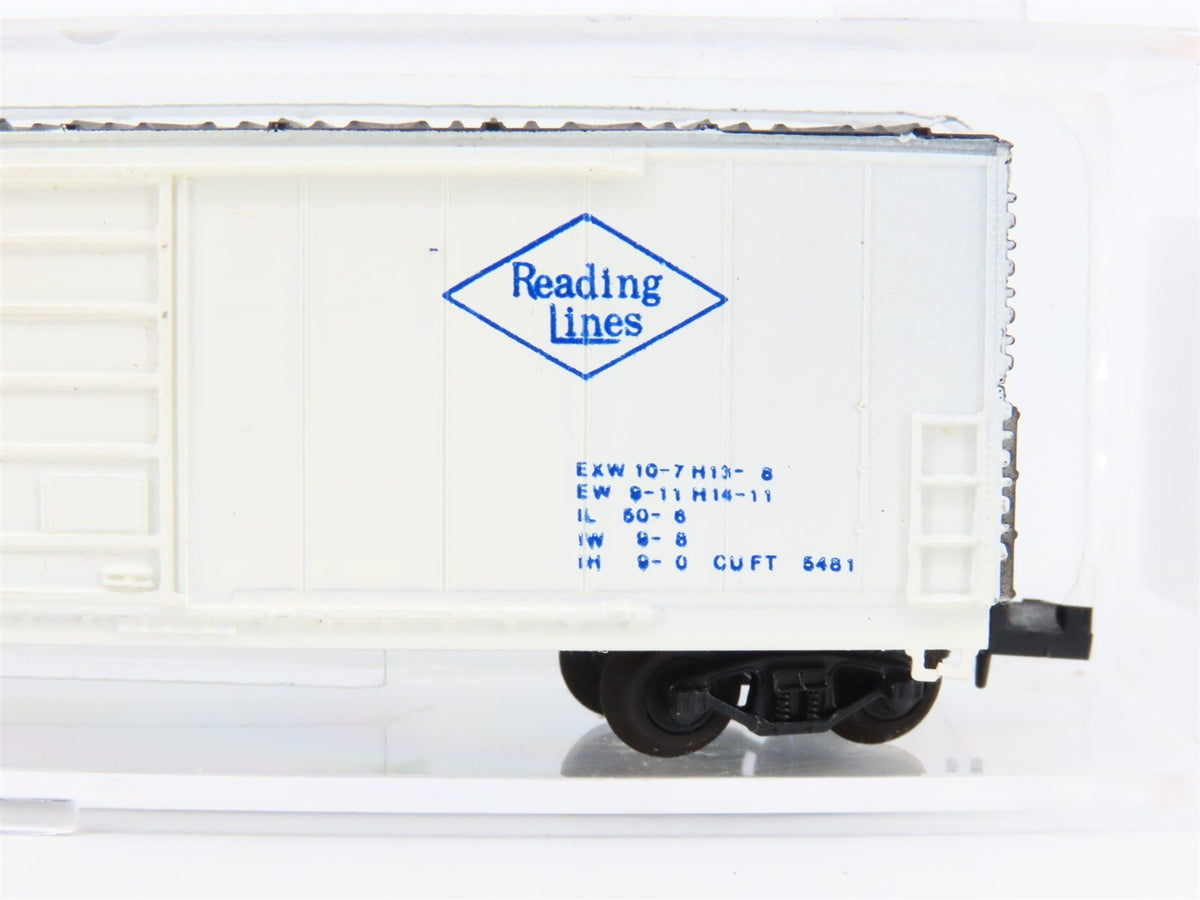 N Scale Bev-Bel 4483 RDG Reading Lines 50&#39; Plug Door Boxcar #7010