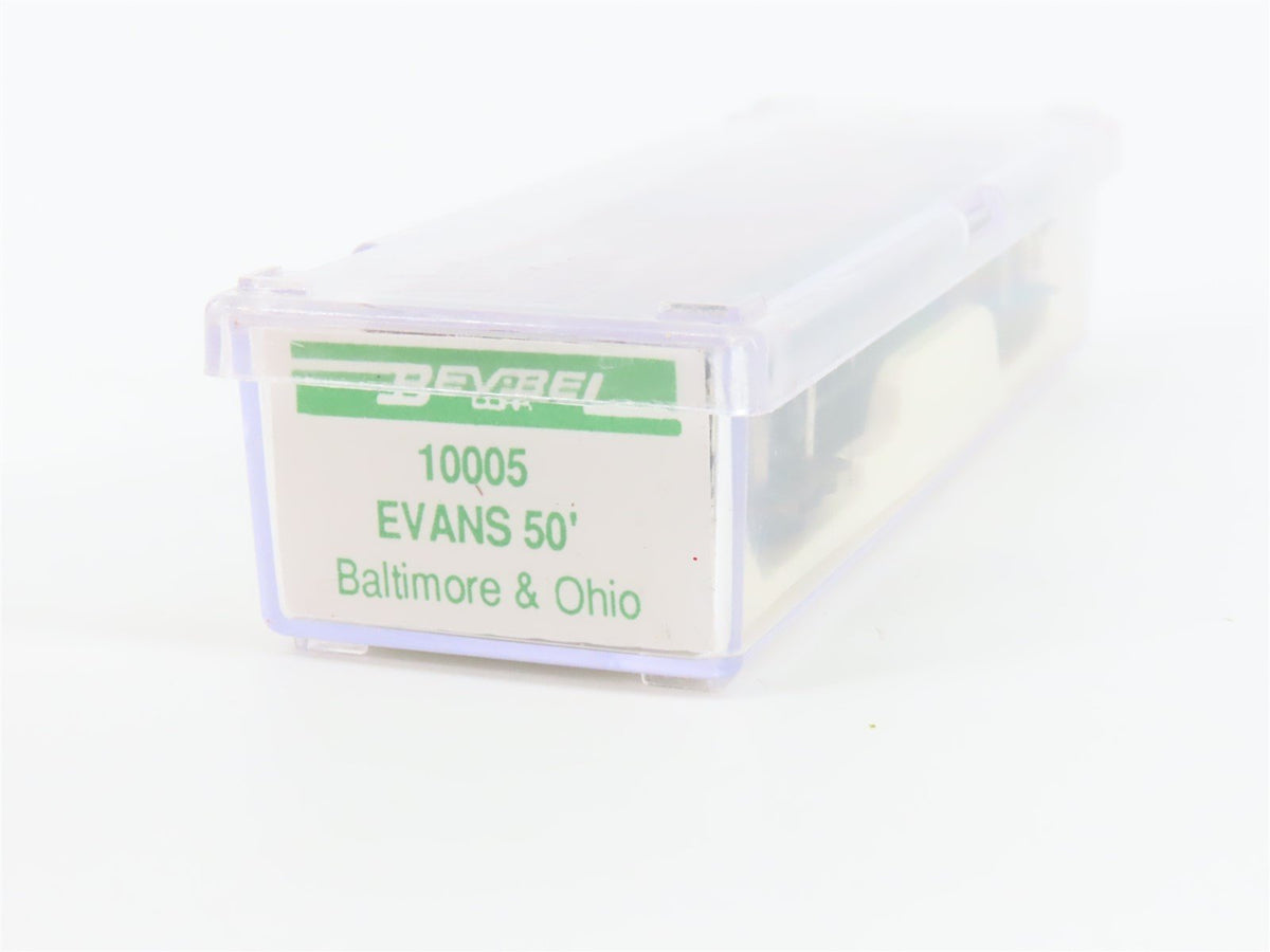 N Scale Bev-Bel 10005 B&amp;O Baltimore &amp; Ohio 50&#39; Evan Single Door Boxcar #488570