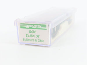 N Scale Bev-Bel 10005 B&O Baltimore & Ohio 50' Evan Single Door Boxcar #488570