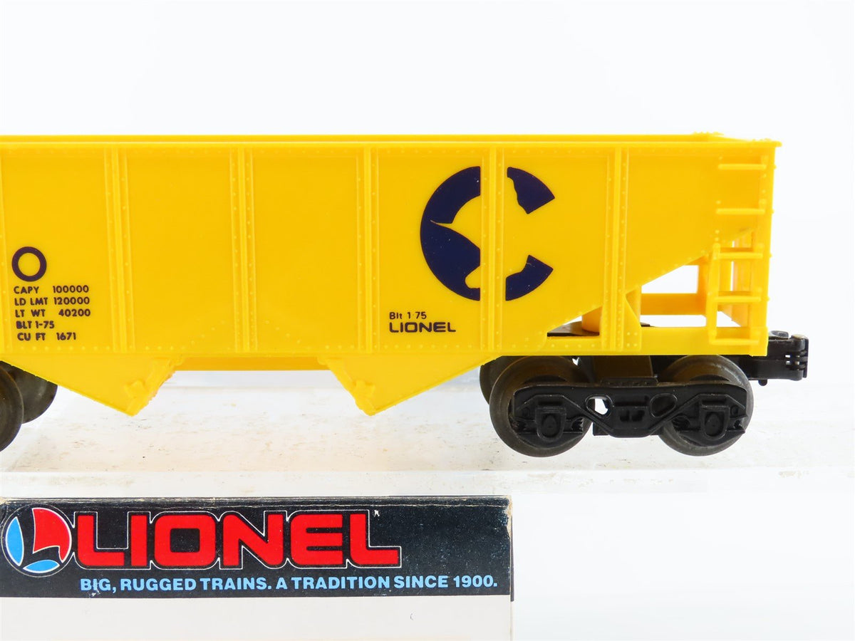 O Gauge 3-Rail Lionel 6-9016 B&amp;O Chessie System 2-Bay Open Hopper #9016