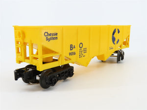 O Gauge 3-Rail Lionel 6-9016 B&O Chessie System 2-Bay Open Hopper #9016