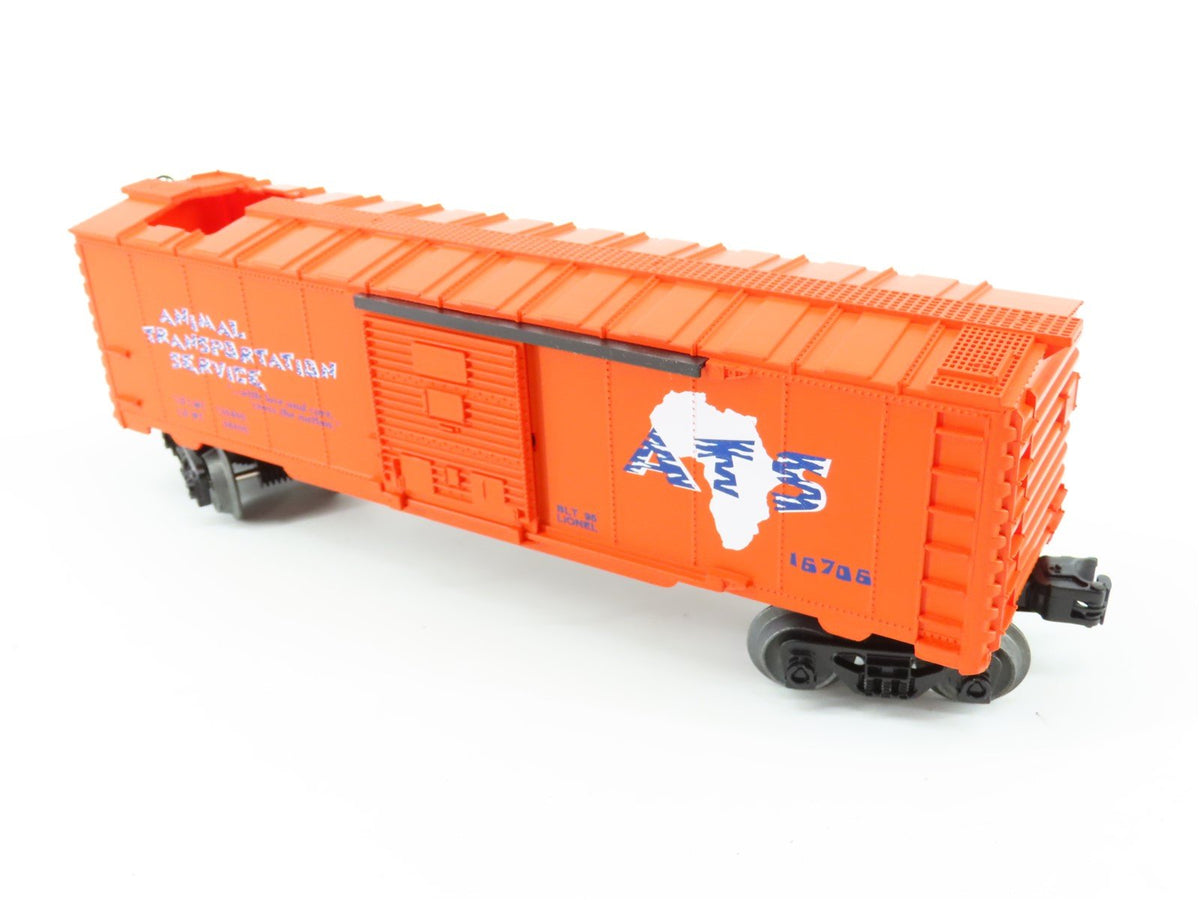 O Gauge 3-Rail Lionel 6-16706 ATS Animal Transport Bobbing Giraffe Box Car 16706